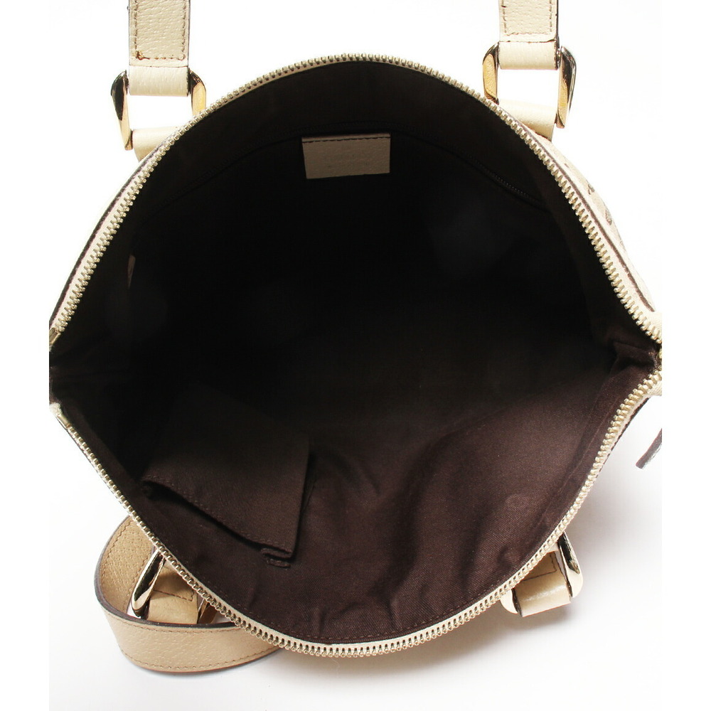 Gucci Abbey GG Canvas Tote Bag Brown - Picture 3 of 6